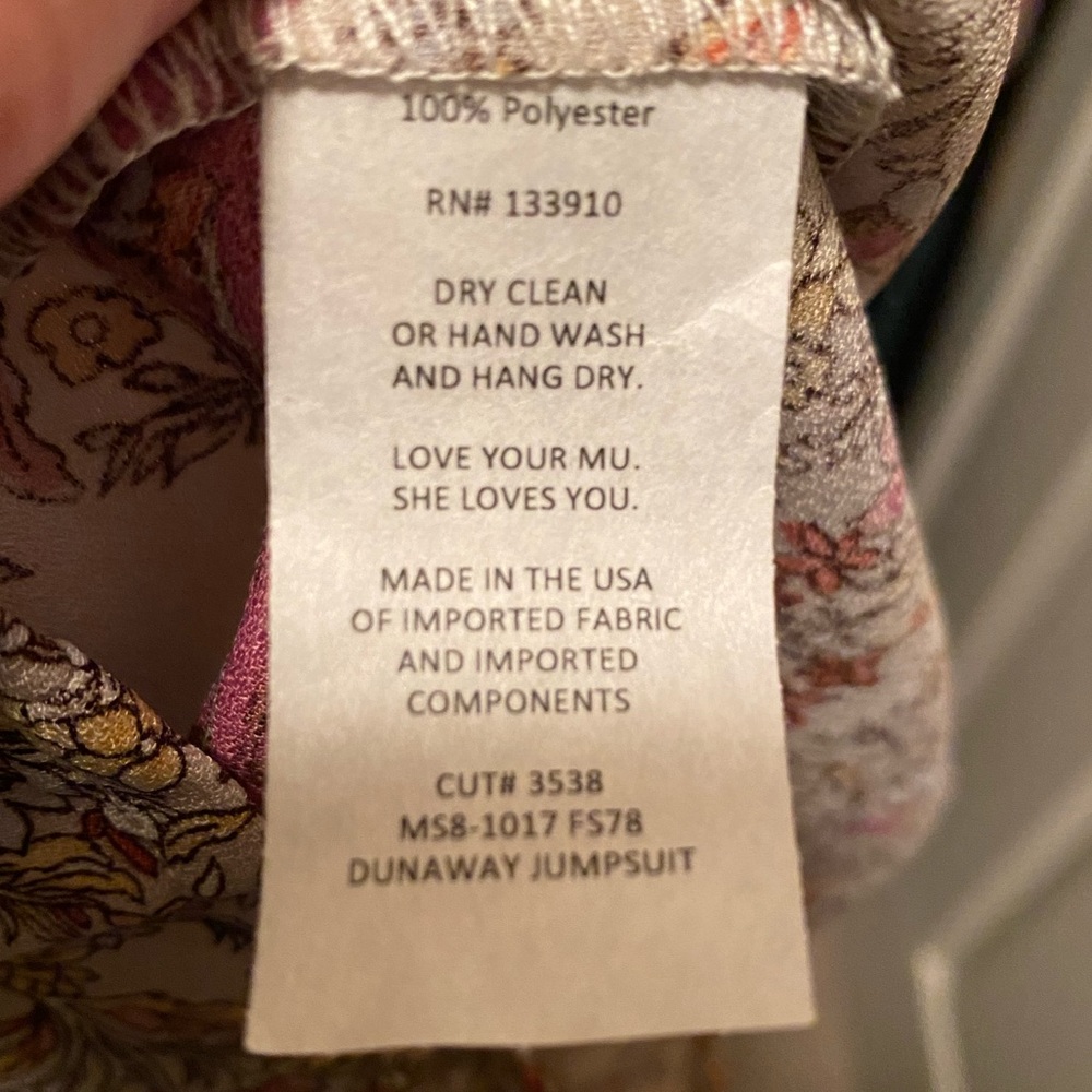 NWOT BRAND NEW Show Me Your Mumu jumpsuit - Picture 8 of 8